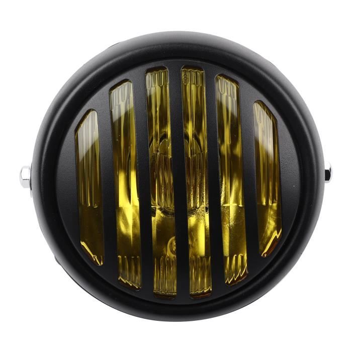Phare Moto Vintage 6,3 Pouces Keenso | Ampoule Halogène 35W 12V | Pour Café Racer, Bobber, Chopper