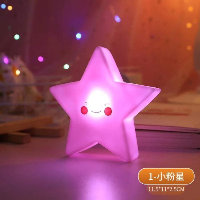 DECORATION LUMINEUSE ,AStarpinkLampe LED en forme de dessin animé
