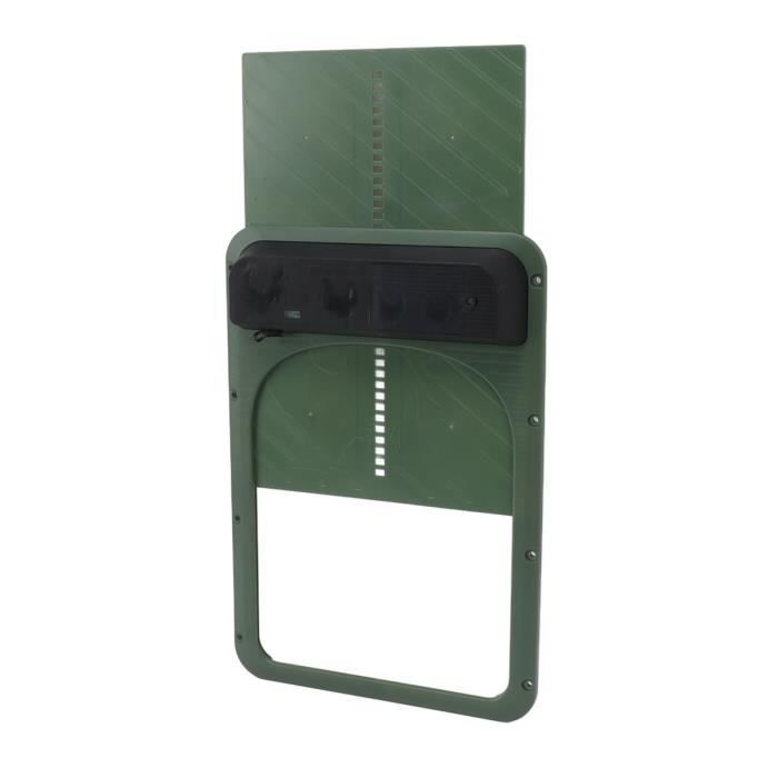 Comparer les prix de Porte automatique pour poulailler - LC044 - Solaire - Capteur de lumière - Plastique durable - Vert