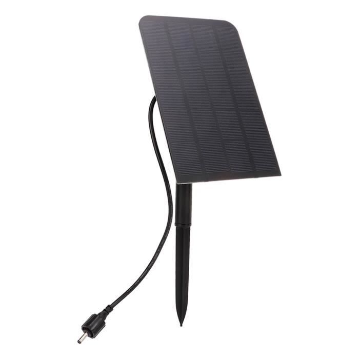 Pompe à Oxygène Solaire Pour étang - 10V 8W, Batterie Intégrée, Débit Réglable