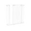 Lionelo Truus Slim Led barriere de securite escalier montage sans perçage Double système de sécurité Seuil bas Largeur réglable jusquà 105 cm Pas darêtes vives Blanc 