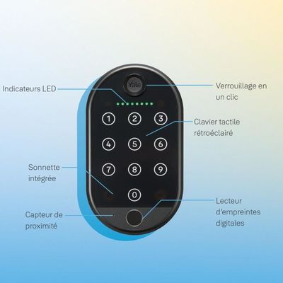 Clavier à code sans fil SCS Sentinel pour moteur de portail - AAA0043