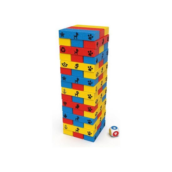 Jeu De 48 Pièces Tour De Blocs En Bois – Version Espagnole – Jeu D’Équilibre Et D’Adresse Pour Toute La Famille