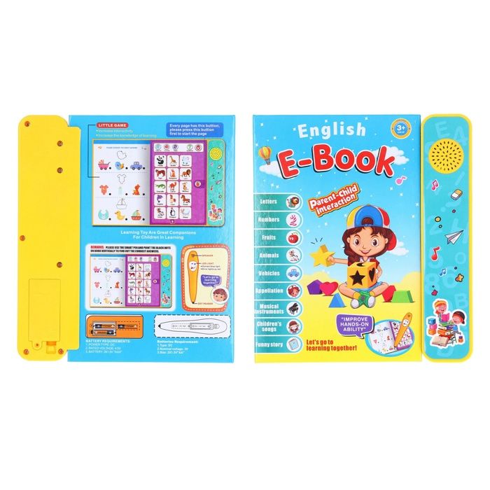 Livre Parlant Russe Interactif – Alphabet, Chiffres Et Prononciation – Jouet éducatif Pour Débutants (3-8 Ans) – Idéal école, Maison, Voyage