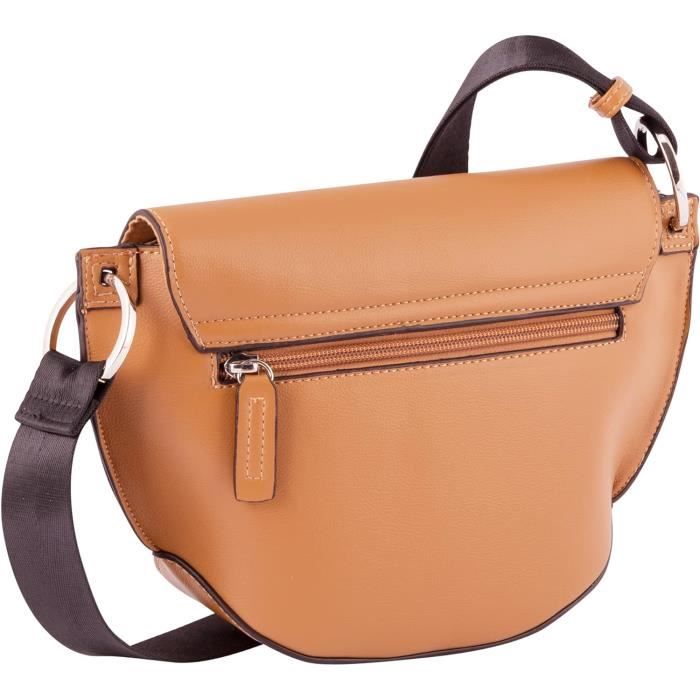Sac bandoulière femme cuir camel clearance