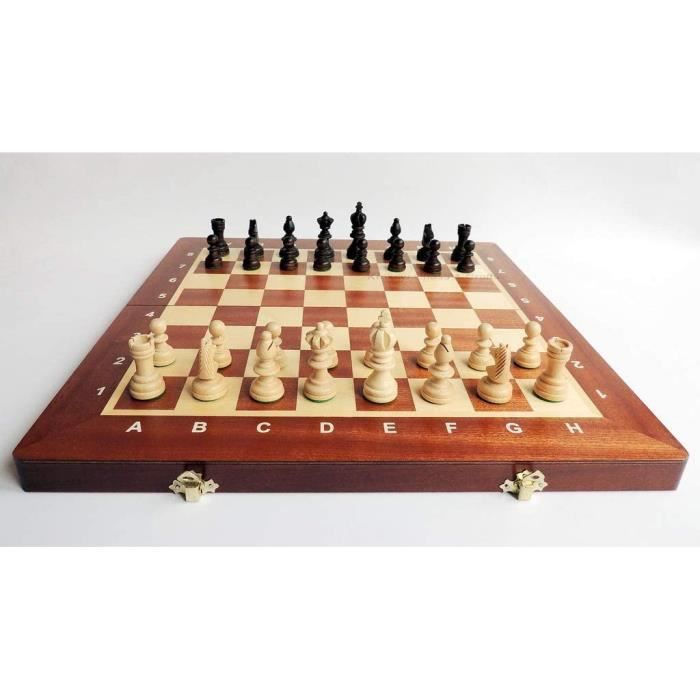 Pièce d'échecs, pièce d'échecs internationale en bois sans plateau, jeu d'échecs pions jeux de société accessoires jouets pièces d'échecs