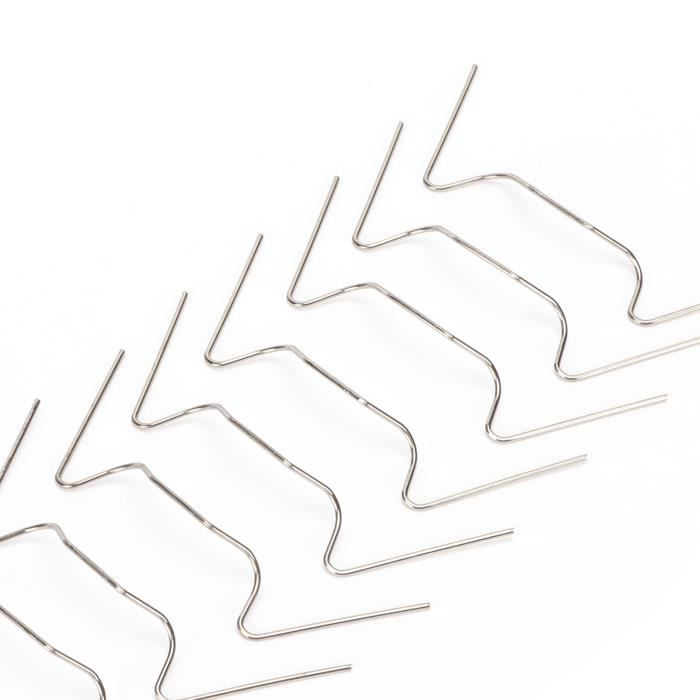 Lot De 12 Clips De Vitrage Type Z En Acier Inox – Pour Serre Et Panneaux