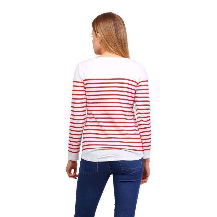 Sous-vêtements pour femmes à manches longues et col roulé fin - Pull en coton à col roulé basique, manches longues, haut ajusté, sous-vêtements à col