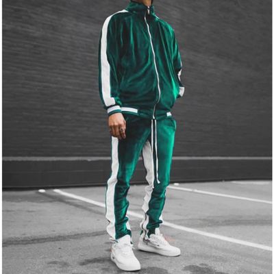 Ensemble jogging velours homme hotsell