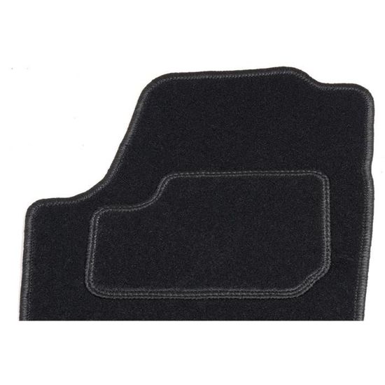 Skoda rapid 2012 entièrement sur mesure 4 pièce en caoutchouc voiture tapis set avec 4 clips