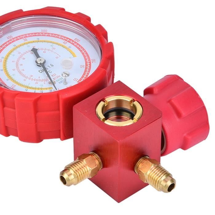 Jauge Pour Tuyaux De Climatisation 1/4" SAE - Idéal Pour Le Rechargement AC / HVAC
