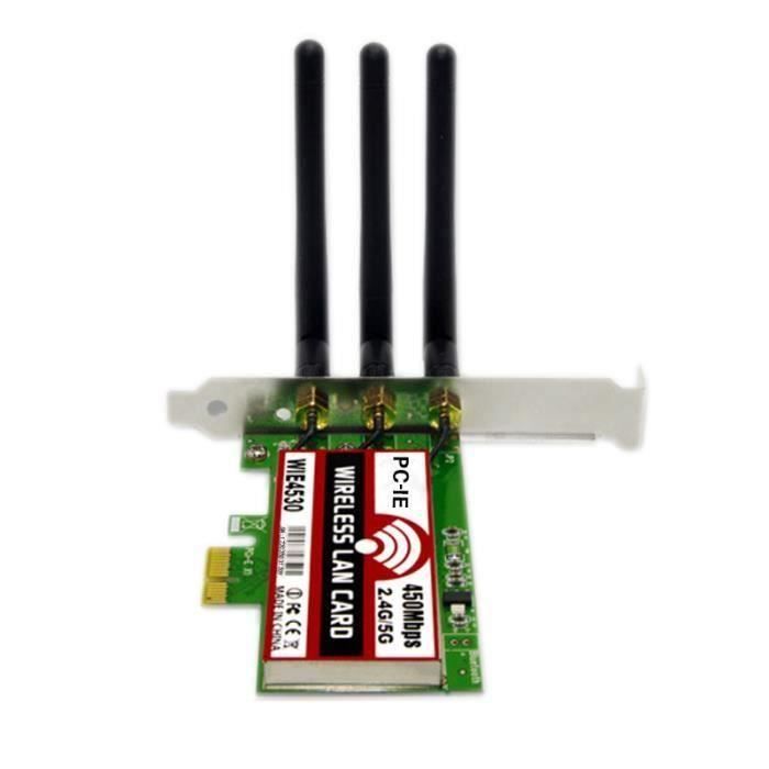 Carte Reseau - Limics24 - Wifi Pcie Sans Fil Adaptateur Réseau