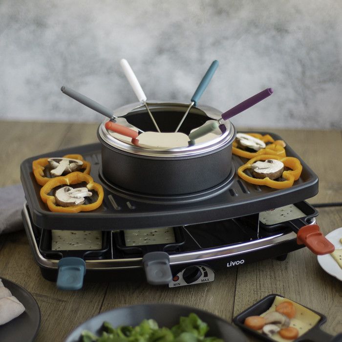 Appareil A Fondue MAGNANI 3 En 1 Raclette, Fondue & Gril Pour 8 Personnes, Pot Appareil Raclette 8 Personnes Appareil A Fondue MAGNANI 3 En 1 Raclette, Fondue & Gril Pour 8 Personnes, Pot Appareil Raclette 8 Personnes