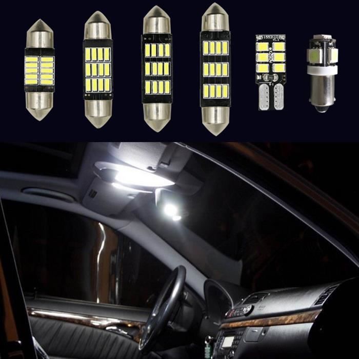 U Kit de 16Pcs DC 12V LED Voiture Intérieur Ampoule Décor Pour VW Passat B6  2006-2010 - Cdiscount Auto
