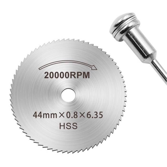 Jeu De 6 Lames De Scie HSS Pour Perceuse - Tige Hex 1/4 Pouce, Coupe Métaux Et Plastiques