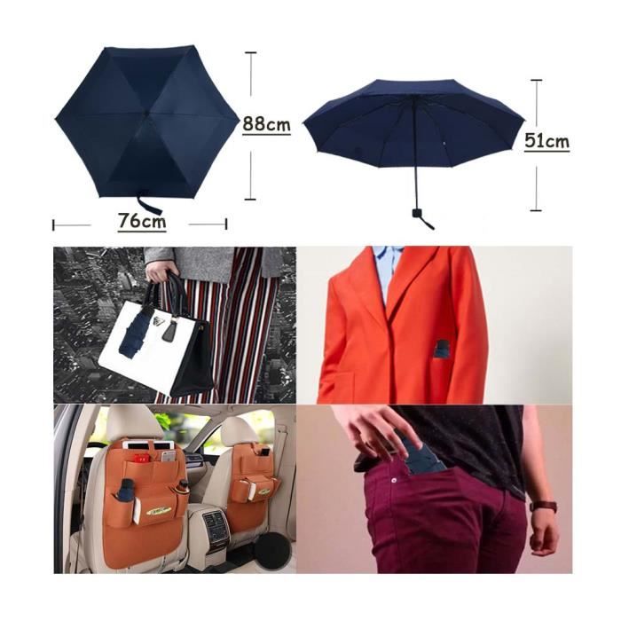 Parapluie de voyage, pour Opel Agila Compact SéChage Rapide Portable  Parapluie de Voyage