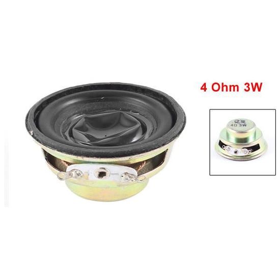 Sourcingmap Lot de 2 3 4 ohms-Aimant de 40 mm pour Haut-Parleur Externe /électronique pour Trompette