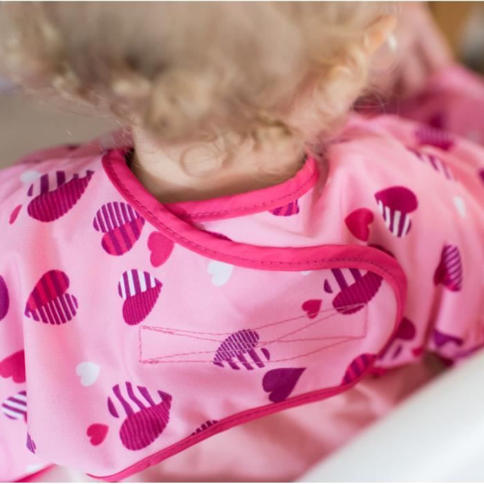 Bavoir Tidy Tot Cover & Catch - À Manches Longues Pour Chaise Haute - Protection Repas Bébé - Sac Inclus