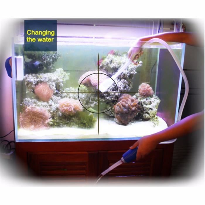 POUR POMPE SIPHON réservoir d'aquarium vidange d'eau vide d