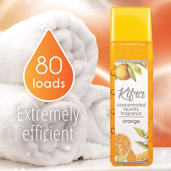 Orange Parfum de Linge Concentré 200 ml 80 cycles de lavage[224] -  Cdiscount Electroménager