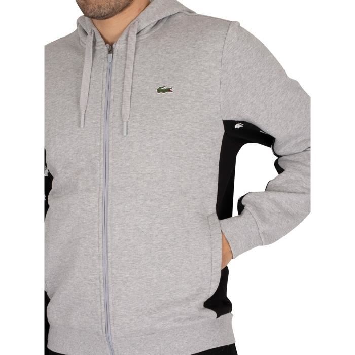 Sweat a capuche top zippé lacoste