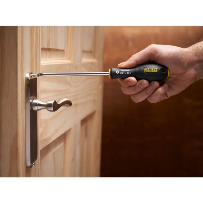 Jeu De 7 Tournevis STANLEY FATMAX | Fabriqué En France | Poignée SoftGrip | Pour Usage Intensif