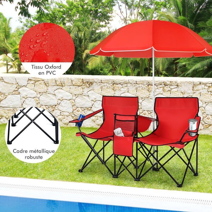 Lot De 2 Chaises Pliantes De Camping Stagecaptain - Fauteuils Avec Porte-gobelet Et Sac - Neuves