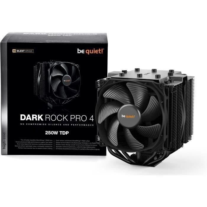 Ventilateur Processeur Be Quiet! Dark Rock Slim - Refroidissement Silencieux 180W - Noir