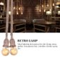 Double Tetes Lampe A Corde Vintage Style Plafond Lampe Retro