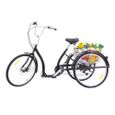 26 pouces tricycle adulte 6 vitesses tricycle Senior tricycle + panier-0