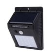 BIR10154-Lampe Solaire Extérieur 30 LED Etanche Solaire Détecteur de Mouvement Eclairage Sans Fil Spot Solaire Lumière Puissant-0