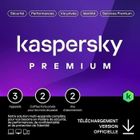 Antivirus - Kaspersky Premium - Total Security - 3 Postes - 2 Ans