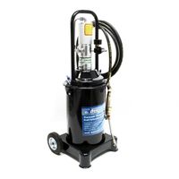 Pompe a graisse professionnelle pneumatique reservoir 12 litres mobile lubrification