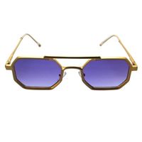 Lunettes Soleil Oliver Tom People Ford Pilote Rond Double Pont Dandy Chic Mixte Ecaille Marron 