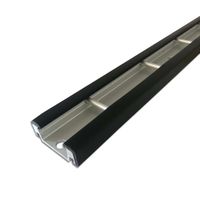 Rail d'arrimage en aluminium avec caoutchouc - 1400 mm.