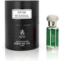 AYAT PERFUMES – Extrait de Parfum Musk Scandal 12ml | Fabriqué à Dubai | Unisexe Sans Alcool | Huile Parfumée Arabian Longue Durée