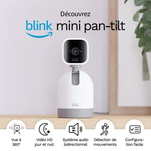 CAMÉRA IP Mini Pan-Tilt Camera | Caméra De Surveillance Connectée D'Intérieur Rotative Sur Secteur | Audio Bidirectionnel, Vidéo Hd, Dé[J81]