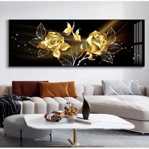 Décoration murale harmonieuse salon beige poster nature abstrait cadres  dorés - Inspiration D…