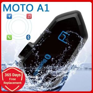 INTERCOM MOTO Casque de moto Bluetooth V4.1, Communice IPX6, Mic