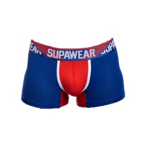 BOXER - SHORTY Supawear - Sous-vêtement Hommes - Boxers Homme - Trunk Turbo Red - Rouge