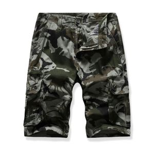 WSLCN Homme Cargo Pantalons Loisir Travail-Multi Poches Vintage Style Combat Militaire Pants Noir Fr 44-46
