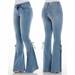 JEANS FUNMOON Jeans Femmes Stretch Taille Moyenne Pantal