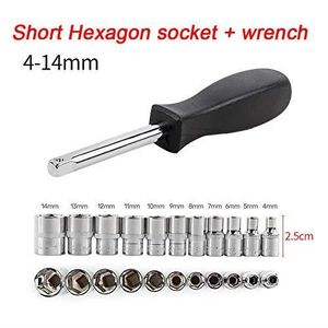 Clés à Douille Jeu Intérieur Torx cannelé Noix hexagonal pour vis à six pans 3//8/"
