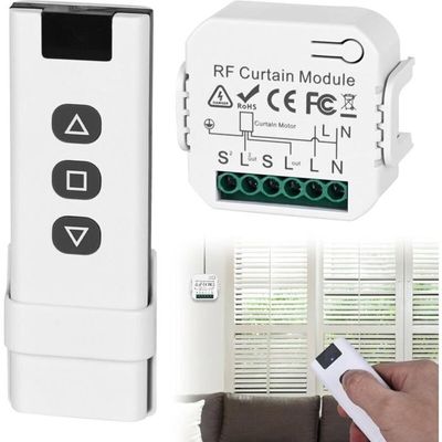 Interrupteur,interrupteur de rideau intelligent Tuya WiFi,pour maison intelligente,volet roulant