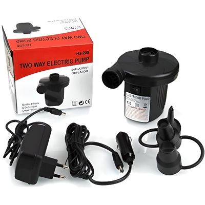 Acheter Pompe à Air électrique Portable, gonfleur, dégonfleur, matelas, piscines, 3 buses