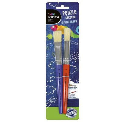 CAMPUS – Pochette De 3 Pinceaux Pour Aquarelle – Taille L – Plats Et Ronds Pour Fonds Et Détails