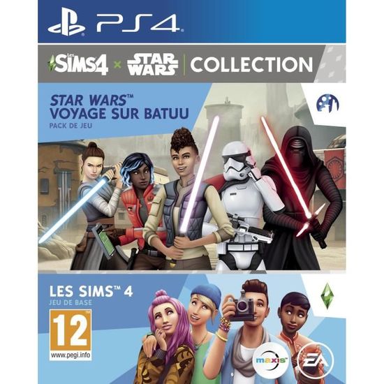 SIMS 4 Jeu PS4 + Star Wars "Voyage sur Batuu" Extension PS4