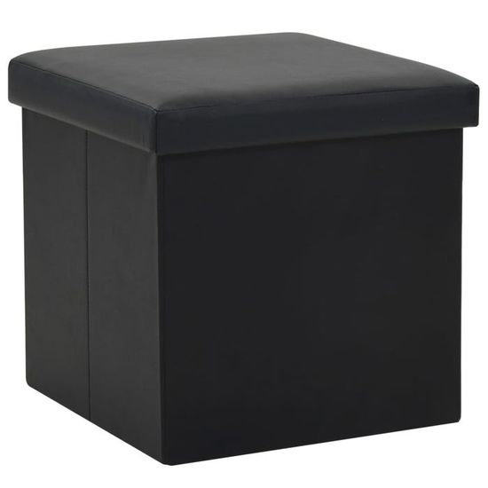 Coffre de rangement avec couvercle pliable par 2 côtés - L76 cm