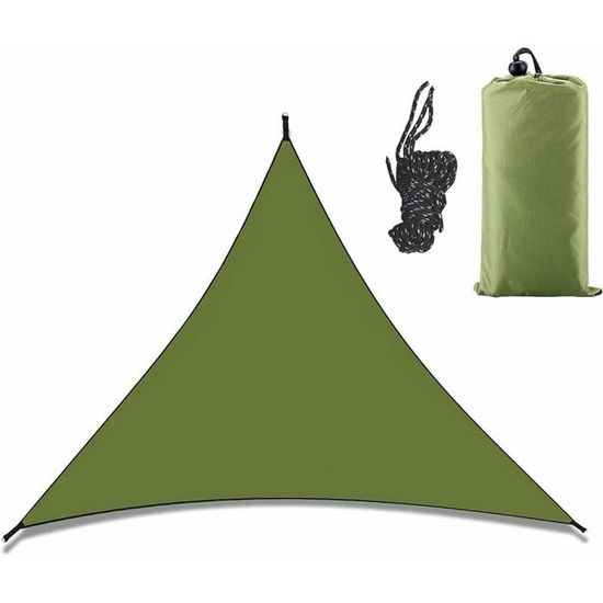 Green Blue Voile D'Ombrage Carrée 5x5 M – Protection Solaire UV, Hydrophobe, 160 G/m², Crème, Avec Œillets Galvanisés