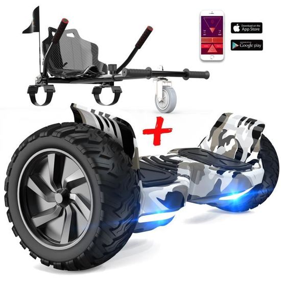 Windgoo Hoverboard Scooter Bluetooth 500W Auto-Équilibrage Tout Terrain  Board pour Enfants et Adultes -N1 - Cdiscount Auto